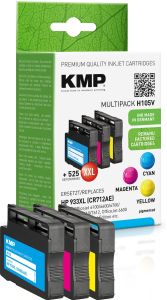 Druckerpatronen ersetzen HP 933 XL, KMP H105V XXL Multipack Tintenpatronen color