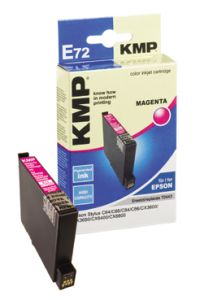 Tintenpatrone ersetzt Epson T0453, KMP E72 Druckerpatrone rot