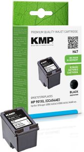 Druckerpatrone ersetzt HP 901 XL, CC654AE, KMP H47 Tintenpatrone schwarz