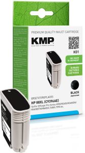 Tintenpatrone ersetzt HP 88XL, C9396AE, KMP H31 Druckerpatrone schwarz