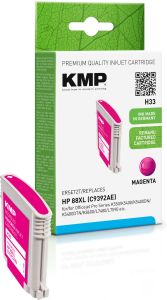 Tintenpatrone ersetzt HP 88XL, C9392AE, KMP H33 Druckerpatrone magenta