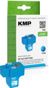 Tintenpatrone ersetzt HP363, C8771EE, KMP H36 Druckerpatrone blau