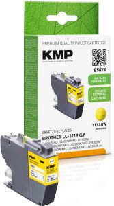 Tintenpatronen ersetzt Brother LC-3219XLY, KMP B58YX Druckertinte gelb