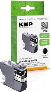 Tintenpatrone ersetzt Brother LC-3217BK, KMP B58B Druckerpatrone schwarz